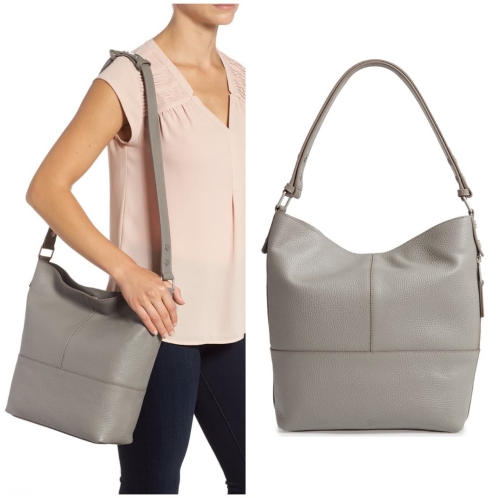 Treasure & Bond Sydney Gray Leather
Convertible Hobo
